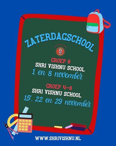 Zaterdagschool weer van start